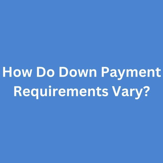 The minimum down payment requirements may vary depending on the loan program (conforming, jumbo, FHA, etc.) and occupancy type (primary residence, second home, or investment property).  Primary residence: The down payment requirement on a primary residence may vary between 3-20% of the purchase price. Typically, loans for primary residences have less strict requirements than second homes and investment properties, as they are deemed less risky to lend on.  Second home: You may be required to put at least 10-20% of the purchase price down when buying a second home.  Investment property: Many investment property loan programs today require a down payment of at least 20-25% of the purchase price.  #homebuying #realestate #downpayment