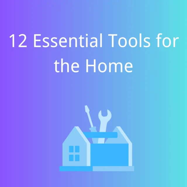 When you move into a new home, it is crucial to have these tools in your toolkit! Sometimes as a new homeowner, you have to get handy and fix some common problems that need your attention. Whether it’s a leaky faucet, hanging a picture, or building small pieces of furniture, these tools are essential!  1. Adjustable wrench  2. Duct tape  3. Electric drill  4. Flashlight  5. Hammer  6. Level  7. Nails and screws  8. Pliers  9. Screwdriver  10. Stud finder  11. Tape measure  12. Utility knife  #homeowners #realestate #homeimprovement